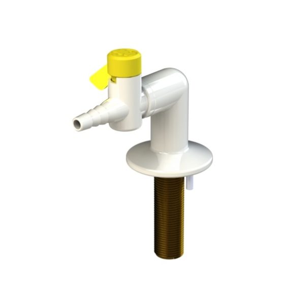 One Way Bench Mounted Drop Lever Gas Tap With NRV