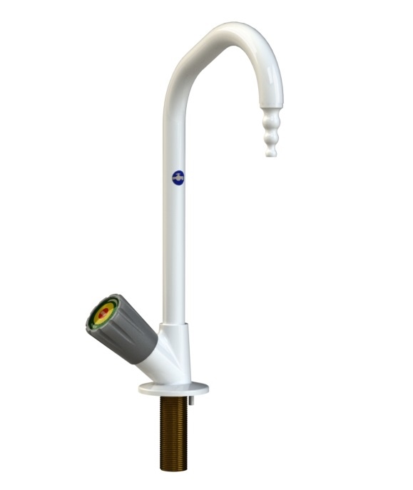Fixed Swan Neck Tap With Fixed Nozzle - Hot Water