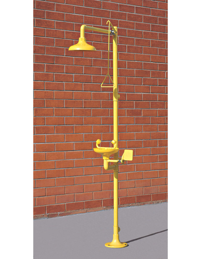 Floor Mounted Emergency Eyewash and Shower Arboles UK