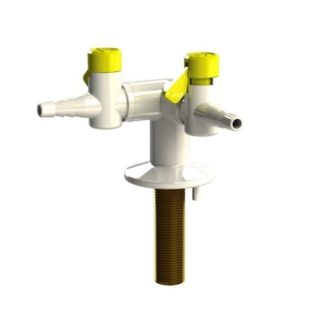 Two Way Bench Mounted Drop Lever Gas Tap