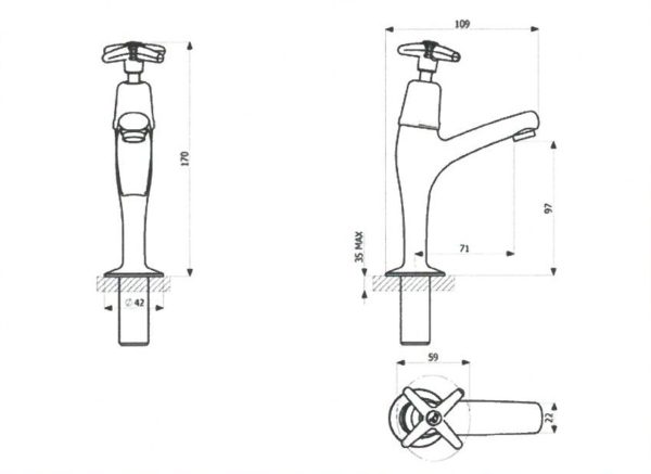 Pegler Mercia Cross Tap - Image 2