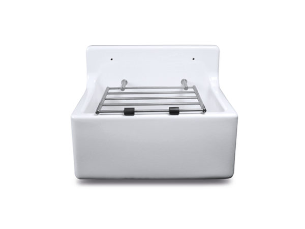 Cleaners Sink - Fireclay - Low Back