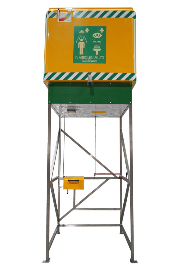 1500L Tank Fed Emergency Shower with Eyewash - Image 2