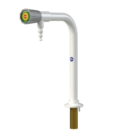 Laboratory Pillar Bib Tap by Arboles